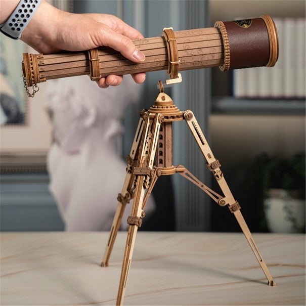 WoodPixl 3D Wooden Puzzle Creative DIY Game Assembly (Monocular Telescope) 314 pieces