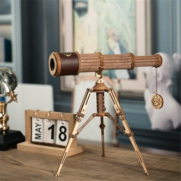 WoodPixl 3D Wooden Puzzle Creative DIY Game Assembly (Monocular Telescope) 314 pieces