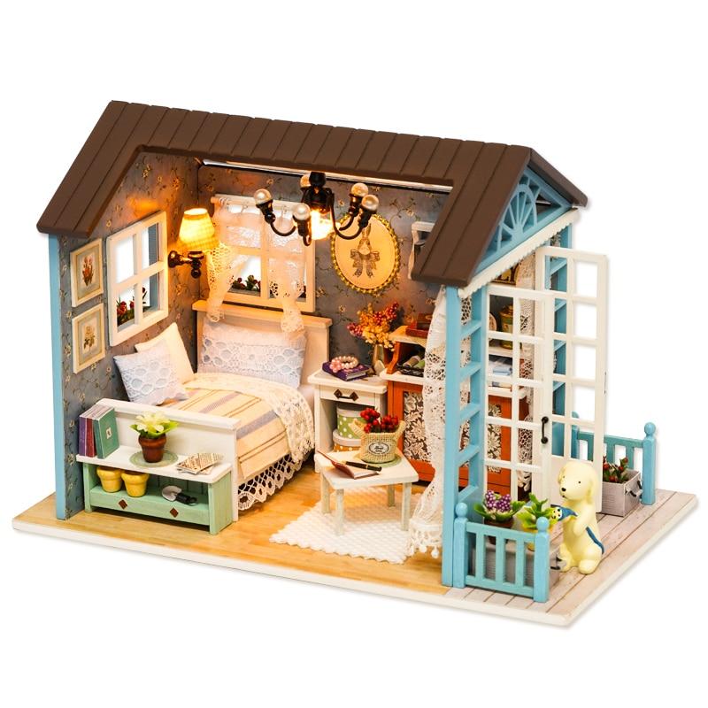 WoodPixl 3D Wooden Puzzle DIY Dollhouses Puzzle Creative Game Assembly With Furniture 209 pieces